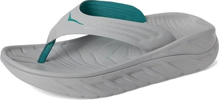 Hoka Ora Recovery Flip Men's Running Shoes Stellar Grey/Oceanic : 13 D - Medium, Synthetic - Image 5