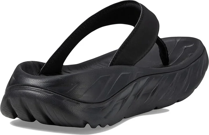 Hoka Ora Recovery Flip Women's Running Shoes Black/Dark Gull Gray 1 : 5 B - Medium, Synthetic - Image 4