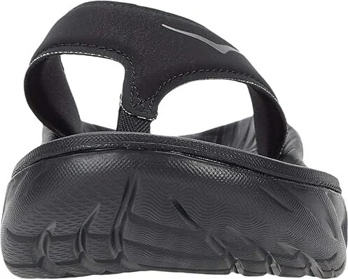 Hoka Ora Recovery Flip Women's Running Shoes Black/Dark Gull Gray 1 : 5 B - Medium, Synthetic - Image 5