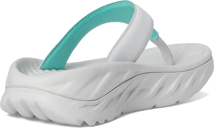 Hoka Ora Recovery Flip Women's Running Shoes Cosmic Grey/Seafoam : 11 B - Medium, Synthetic - Image 4