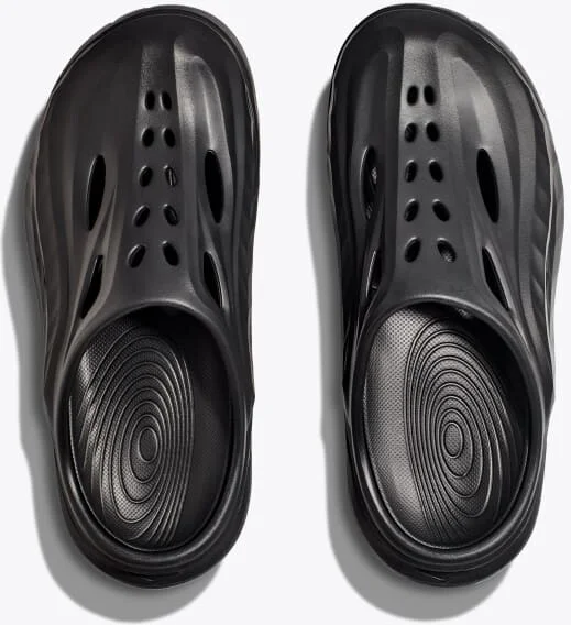 HOKA Ora Recovery Mule Shoes in Black/Black - Image 2