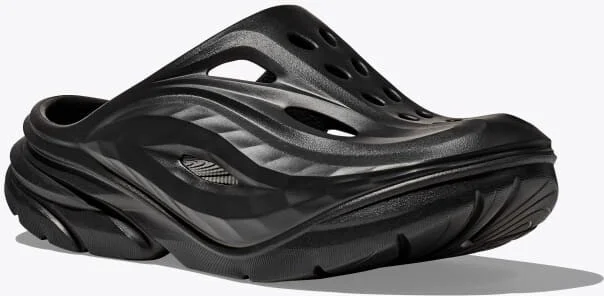 HOKA Ora Recovery Mule Shoes in Black/Black - Image 6