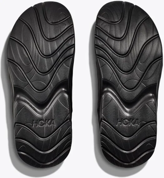 HOKA Ora Recovery Mule Shoes in Black/Black - Image 7