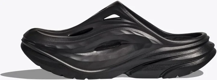 HOKA Ora Recovery Mule Shoes in Black/Black - Image 8