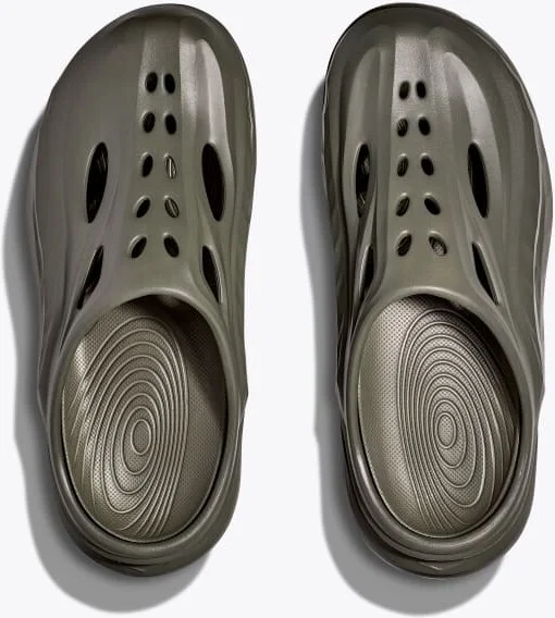 HOKA Ora Recovery Mule Shoes in Slate/Slate - Image 2