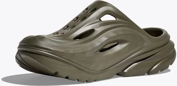 HOKA Ora Recovery Mule Shoes in Slate/Slate - Image 3