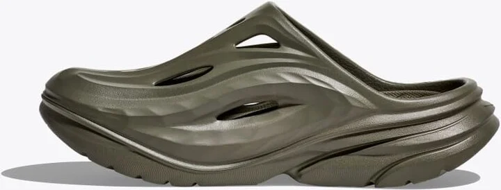 HOKA Ora Recovery Mule Shoes in Slate/Slate - Image 8