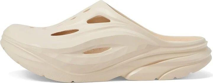 Hoka Ora Recovery Mule Shoes Vanilla/Vanilla : Men's 10 - Women's 12 Medium, Synthetic - Image 5