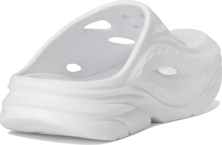 Hoka Ora Recovery Mule Shoes White/White : Men's 3 - Women's 5 Medium, Synthetic - Image 4