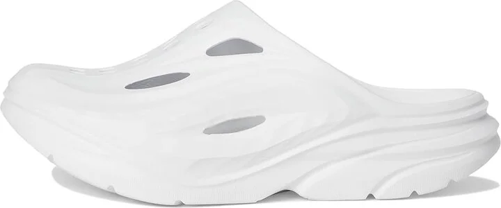 Hoka Ora Recovery Mule Shoes White/White : Men's 3 - Women's 5 Medium, Synthetic - Image 6