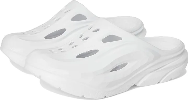 Hoka Ora Recovery Mule Shoes White/White : Men's 3 - Women's 5 Medium, Synthetic