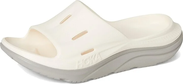 Hoka Ora Recovery Slide 3 Shoes Alabaster/Stardust : Men's 14 - Women's 16 Medium - Image 5