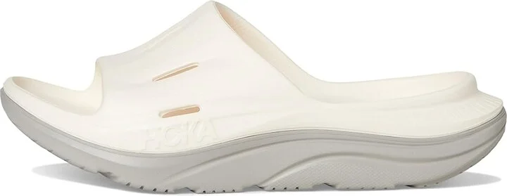 Hoka Ora Recovery Slide 3 Shoes Alabaster/Stardust : Men's 14 - Women's 16 Medium - Image 6