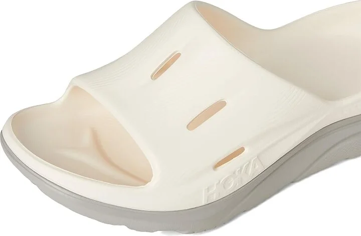 Hoka Ora Recovery Slide 3 Shoes Alabaster/Stardust : Men's 14 - Women's 16 Medium - Image 7