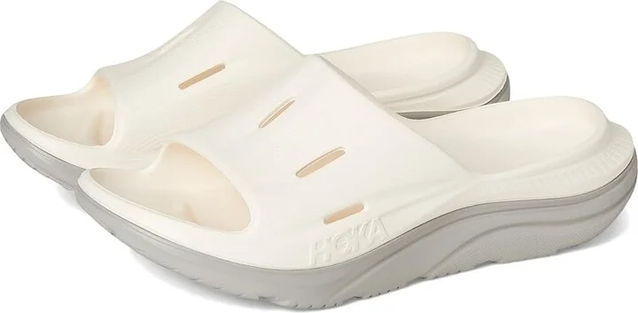 Hoka Ora Recovery Slide 3 Shoes Alabaster/Stardust : Men's 14 - Women's 16 Medium