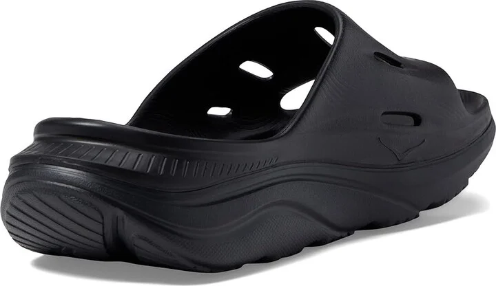 Hoka Ora Recovery Slide 3 Shoes Black/Black : Men's 3 - Women's 5 Medium - Image 3