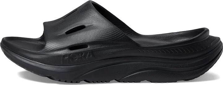 Hoka Ora Recovery Slide 3 Shoes Black/Black : Men's 3 - Women's 5 Medium - Image 5