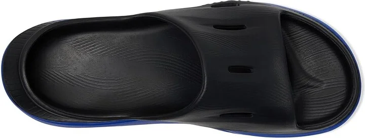 Hoka Ora Recovery Slide 3 Shoes Black/Ultramarine : Men's 9 - Women's 11 Medium - Image 2