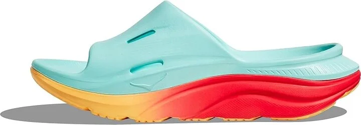 Hoka Ora Recovery Slide 3 Shoes Cloudless/Cerise : Men's 11 - Women's 13 Medium - Image 4