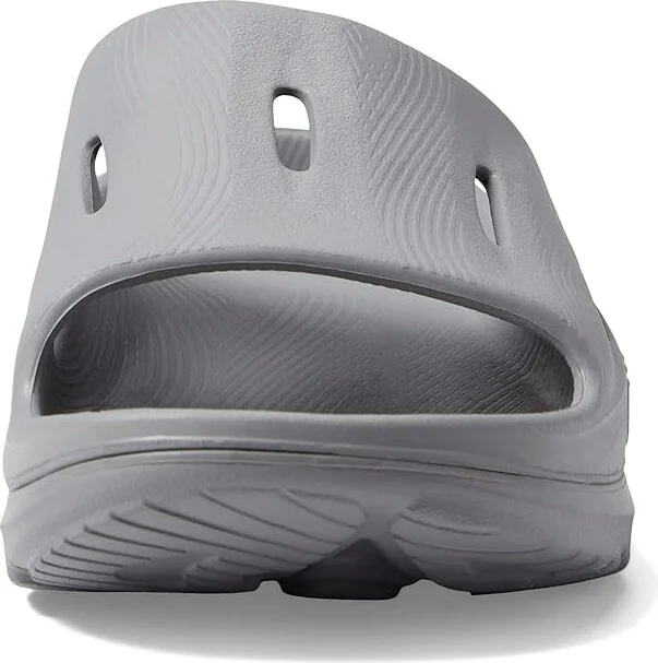 Hoka Ora Recovery Slide 3 Shoes Grey/Grey : Men's 10 - Women's 12 Medium - Image 4