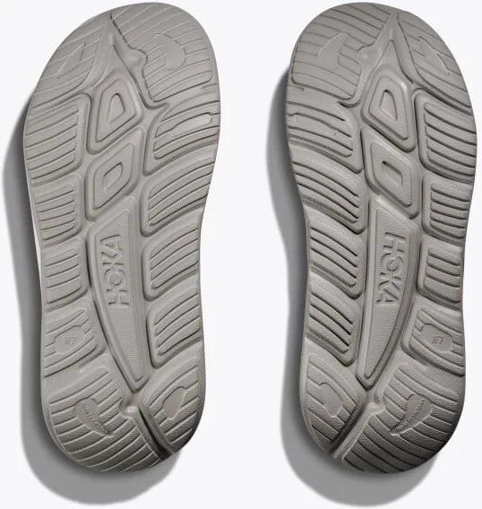 HOKA ORA Recovery Slide 3 Shoes in Alabaster/Stardust - Image 7