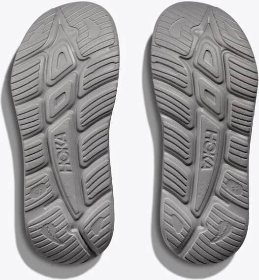 HOKA ORA Recovery Slide 3 Shoes in Grey/Grey - Image 7