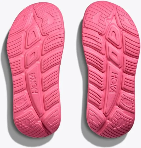 HOKA ORA Recovery Slide 3 Shoes in Neon Rose/Neon Rose - Image 7