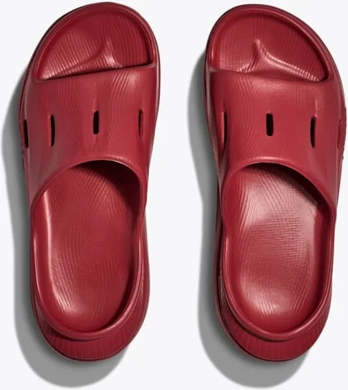 HOKA ORA Recovery Slide 3 Shoes in Pepper/Pepper - Image 2