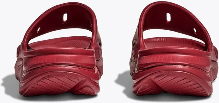 HOKA ORA Recovery Slide 3 Shoes in Pepper/Pepper - Image 5