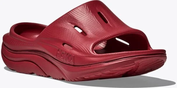 HOKA ORA Recovery Slide 3 Shoes in Pepper/Pepper - Image 6