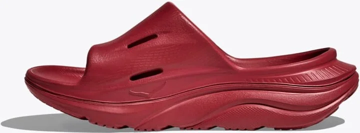HOKA ORA Recovery Slide 3 Shoes in Pepper/Pepper - Image 8