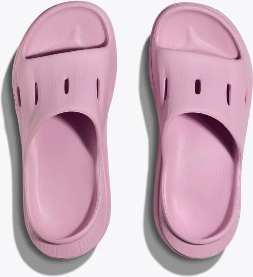 HOKA ORA Recovery Slide 3 Shoes in Pink Twilight/Pink Twilight - Image 2
