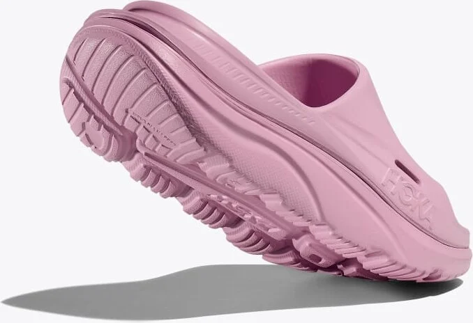 HOKA ORA Recovery Slide 3 Shoes in Pink Twilight/Pink Twilight - Image 4