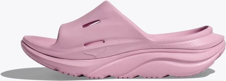 HOKA ORA Recovery Slide 3 Shoes in Pink Twilight/Pink Twilight - Image 8