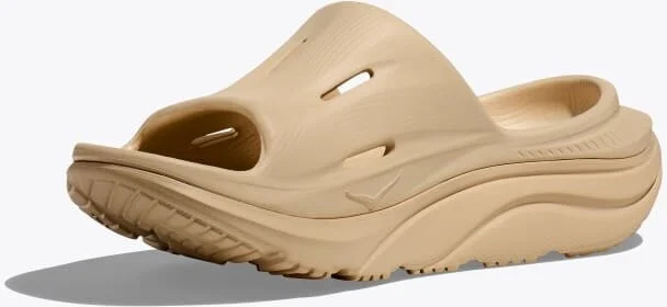 HOKA ORA Recovery Slide 3 Shoes in Shifting Sand/Shifting Sand - Image 3