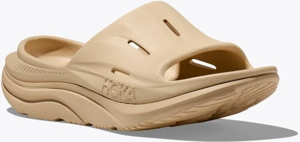 HOKA ORA Recovery Slide 3 Shoes in Shifting Sand/Shifting Sand - Image 6