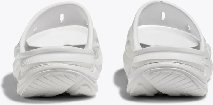 HOKA ORA Recovery Slide 3 Shoes in White/White - Image 5