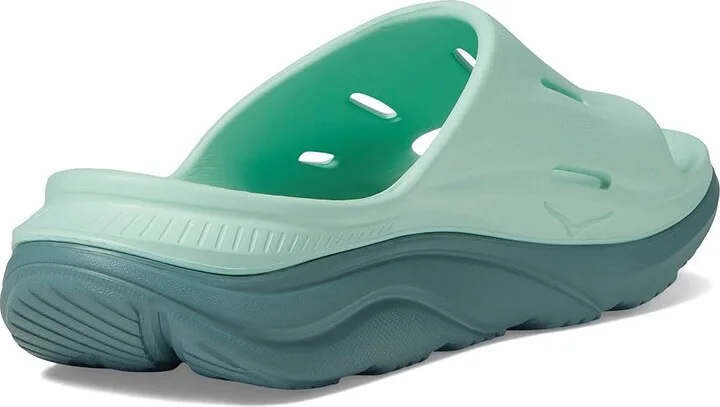 Hoka Ora Recovery Slide 3 Shoes Mist Green/Trellis : Men's 11 - Women's 13 Medium - Image 4