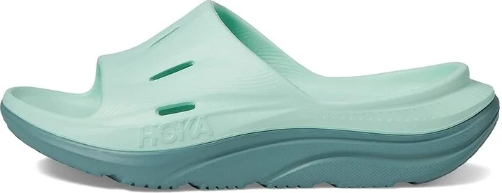 Hoka Ora Recovery Slide 3 Shoes Mist Green/Trellis : Men's 11 - Women's 13 Medium - Image 5