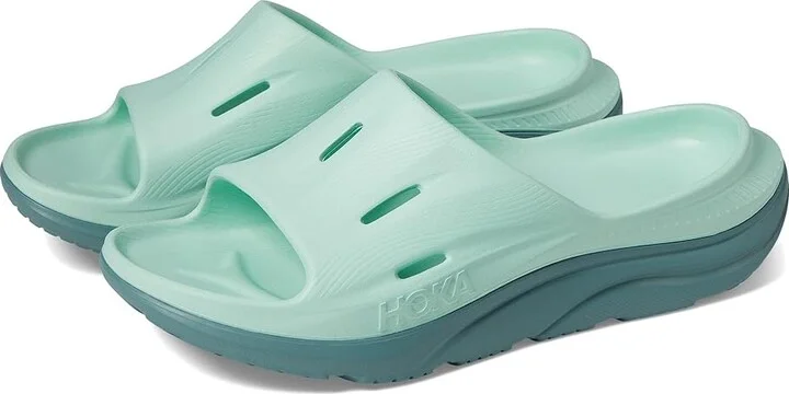 Hoka Ora Recovery Slide 3 Shoes Mist Green/Trellis : Men's 11 - Women's 13 Medium