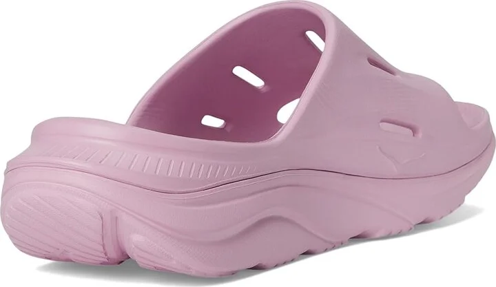 Hoka Ora Recovery Slide 3 Shoes Pink Twilight/Pink Twilight : Men's 10 - Women's 12 Medium - Image 4