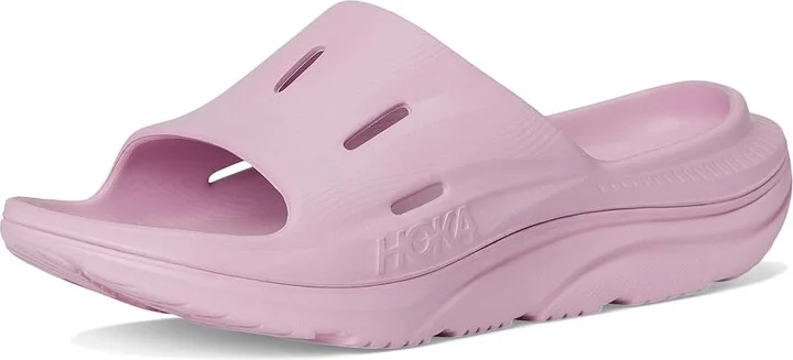 Hoka Ora Recovery Slide 3 Shoes Pink Twilight/Pink Twilight : Men's 10 - Women's 12 Medium - Image 5