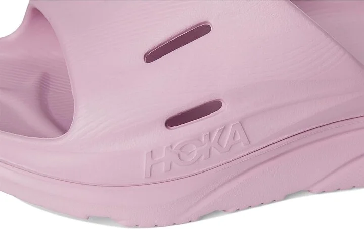 Hoka Ora Recovery Slide 3 Shoes Pink Twilight/Pink Twilight : Men's 10 - Women's 12 Medium - Image 7