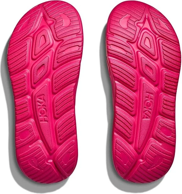 Hoka Ora Recovery Slide 3 Shoes Pink Yarrow/Pink Yarrow : Men's 11 - Women's 13 Medium - Image 3