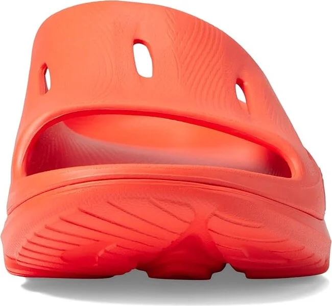 Hoka Ora Recovery Slide 3 Shoes Vibrant Orange/Vibrant Orange : Men's 11 - Women's 13 Medium - Image 2