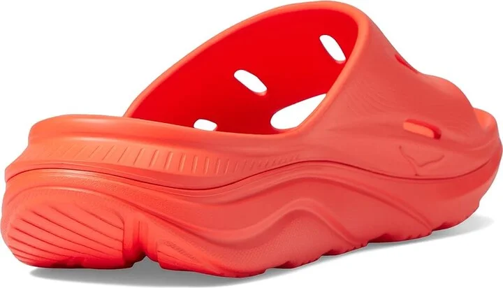 Hoka Ora Recovery Slide 3 Shoes Vibrant Orange/Vibrant Orange : Men's 11 - Women's 13 Medium - Image 4
