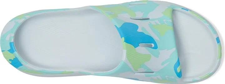 Hoka Ora Slide 3 Camo Shoes Illusion/Cloudless : Men's 9 - Women's 11 Medium - Image 2