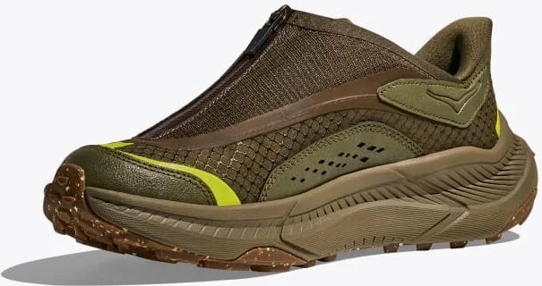 HOKA Project Transport Shoes in Deep Umber/Antique Olive - Image 3