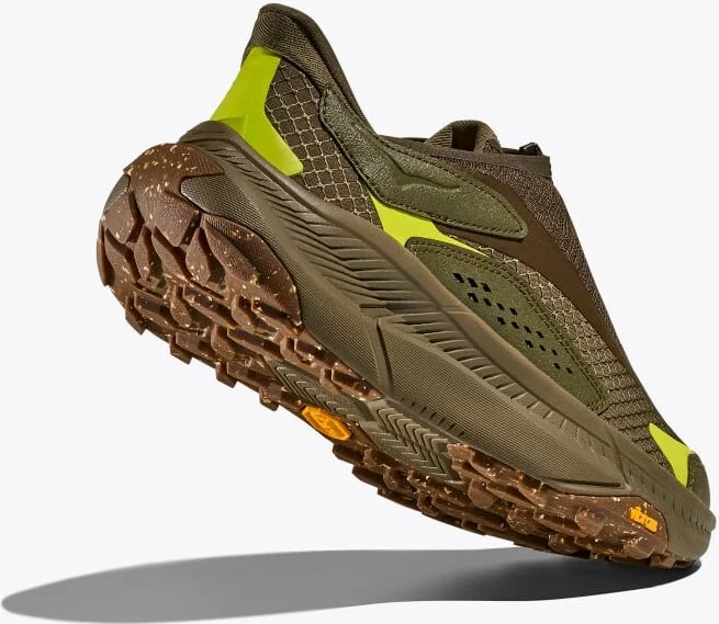 HOKA Project Transport Shoes in Deep Umber/Antique Olive - Image 4
