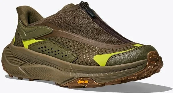 HOKA Project Transport Shoes in Deep Umber/Antique Olive - Image 6